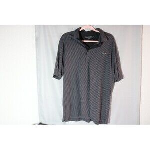 Greg Norman PlayDry Men's Golf Polo Shirt Short Sleeve Gray XXLTG